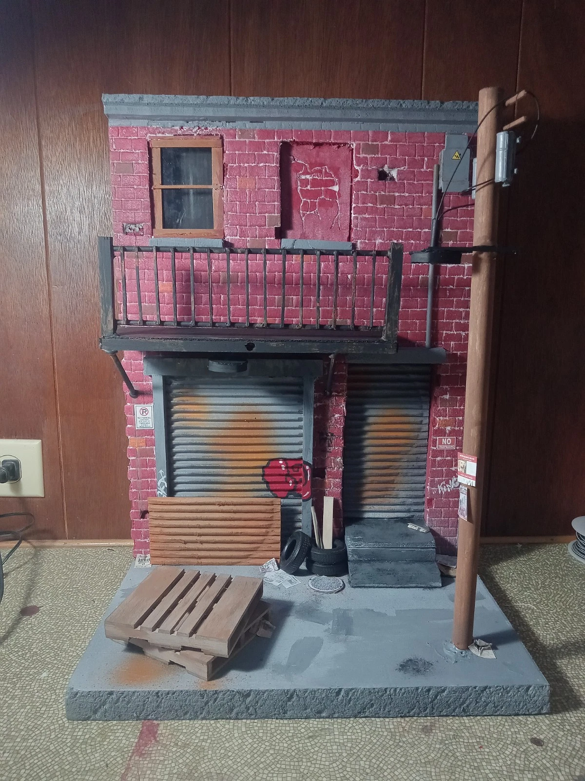 City Display For 7 Inch Neca Mezco Figures Marvel DC TMNT